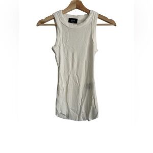 Vici Go-To Ribbed Modal Tank Off White Medium NWOT